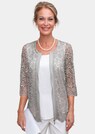Très beau blazer en dentelle aux bords arrondis thumbnail 1