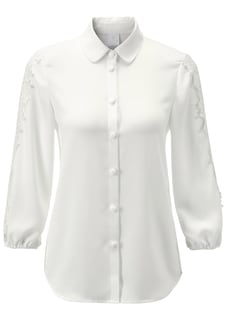 Bluse mit Spitze am Ärmel thumbnail 1