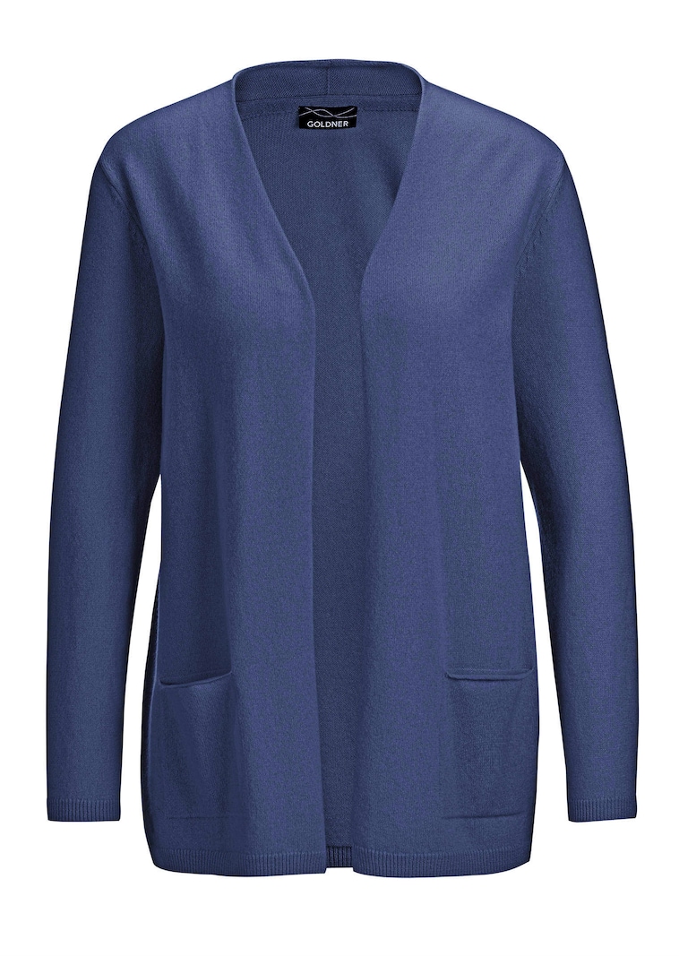 Lang tricot jasje van kasjmier