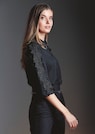 Blouse with lace on the sleeves thumbnail 2
