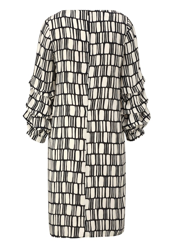 Kleid mit gerafften Ärmeln 6