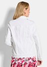 Jeansjacke mit Blumenborte thumbnail 3