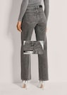 Gerade Jeans mit Strass-Elementen thumbnail 3