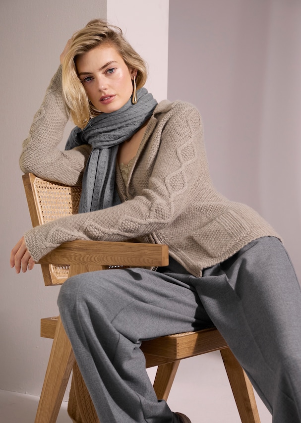 Blazer en maille. Pur cachemire 6