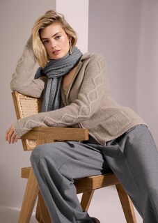 Kaschmir-Blazer mit Zopfpartien thumbnail 7