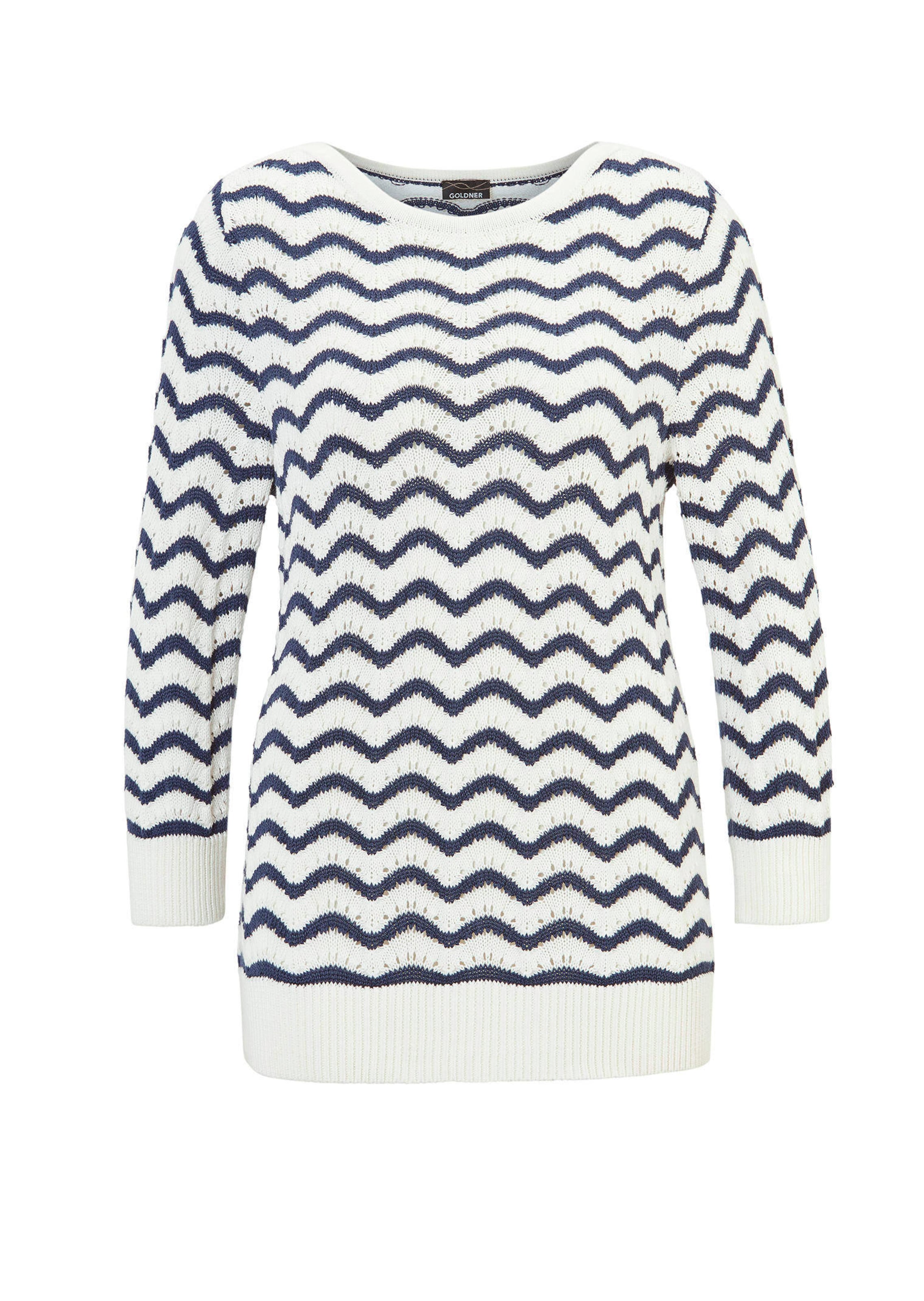 Tricot pullover met 3/4-mouwen