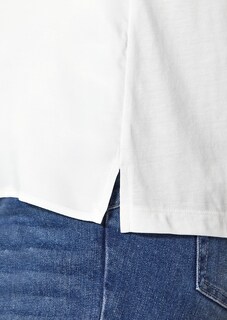Blusenshirt im stylischen Material-Mix thumbnail 5