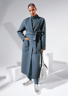 Double Face-Mantel in aktueller Midi-Form mit Bindegürtel thumbnail 7