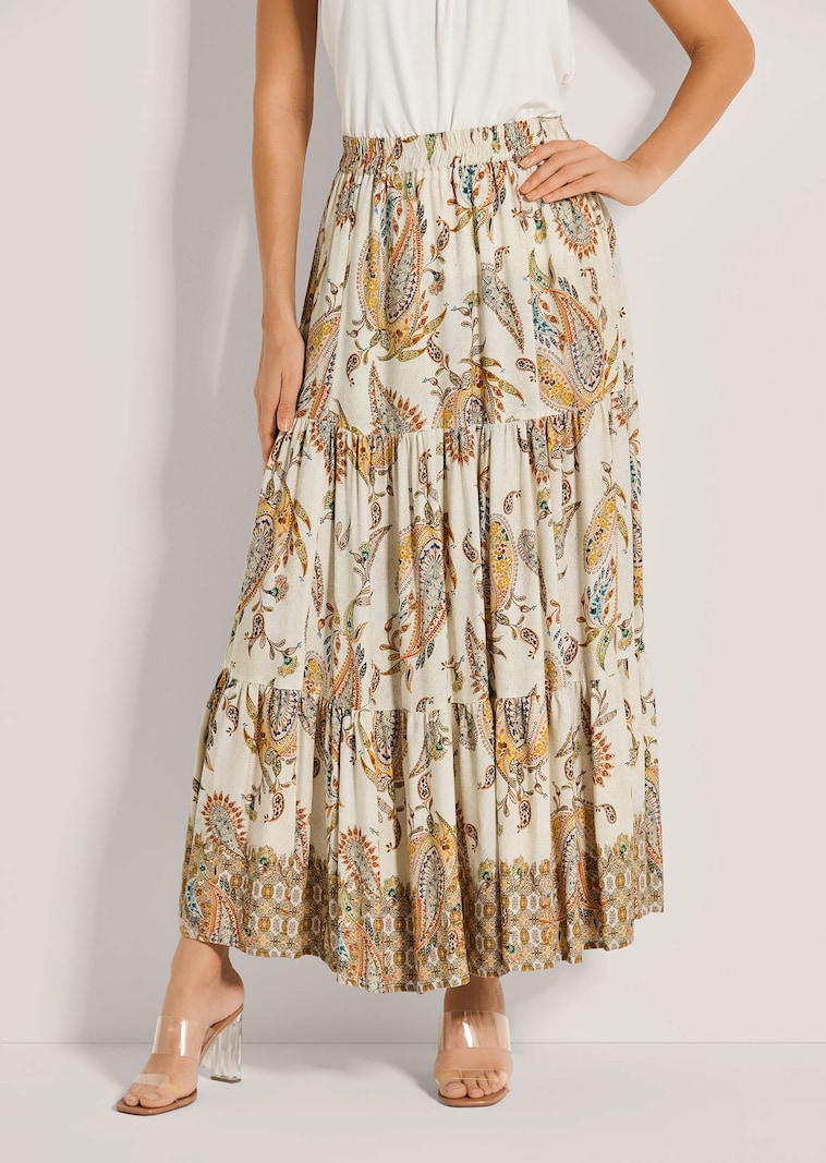 Bedruckter Rock zum Schlüpfen