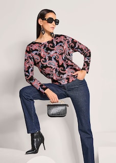 Kimono-Sweatshirt mit All-over-Print thumbnail 4