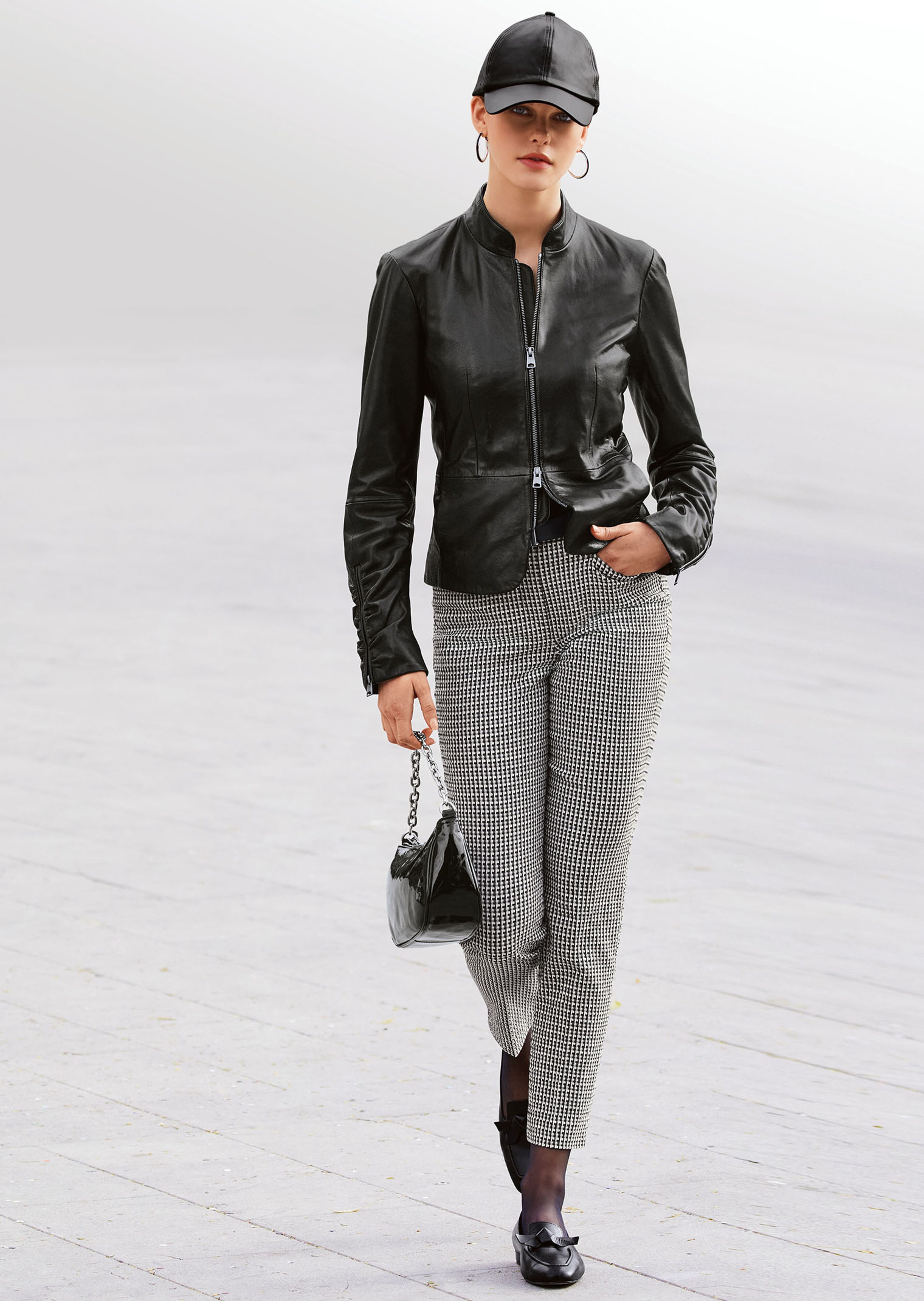 Veste. Cuir nappa d'agneau