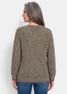 Tricot pullover met naadloze V-hals thumbnail 3