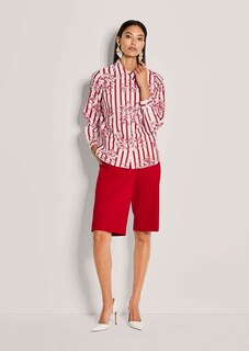 Cotton shirt in a mixed-knit pattern thumbnail 2