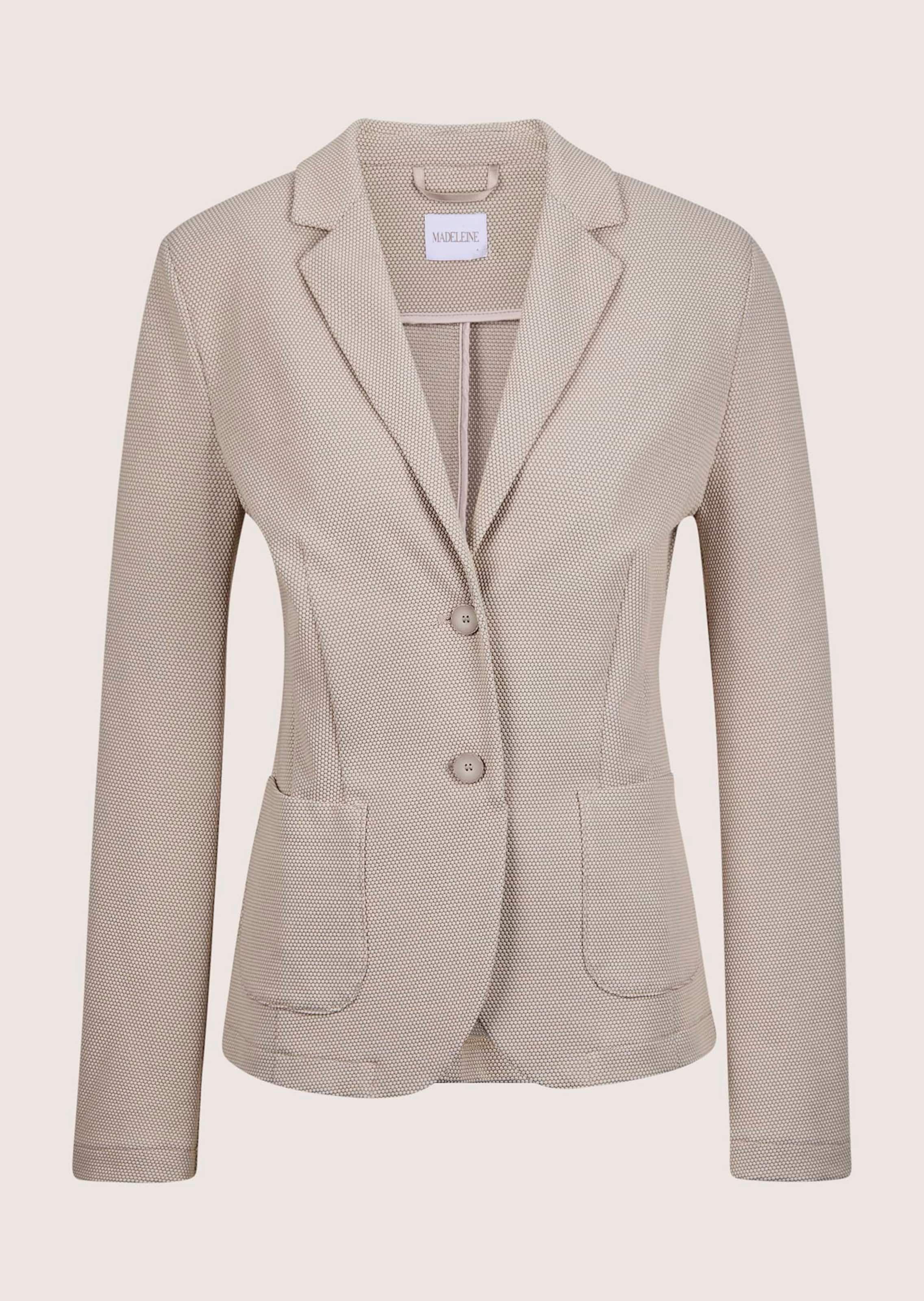 Jersey-Blazer mit Struktur