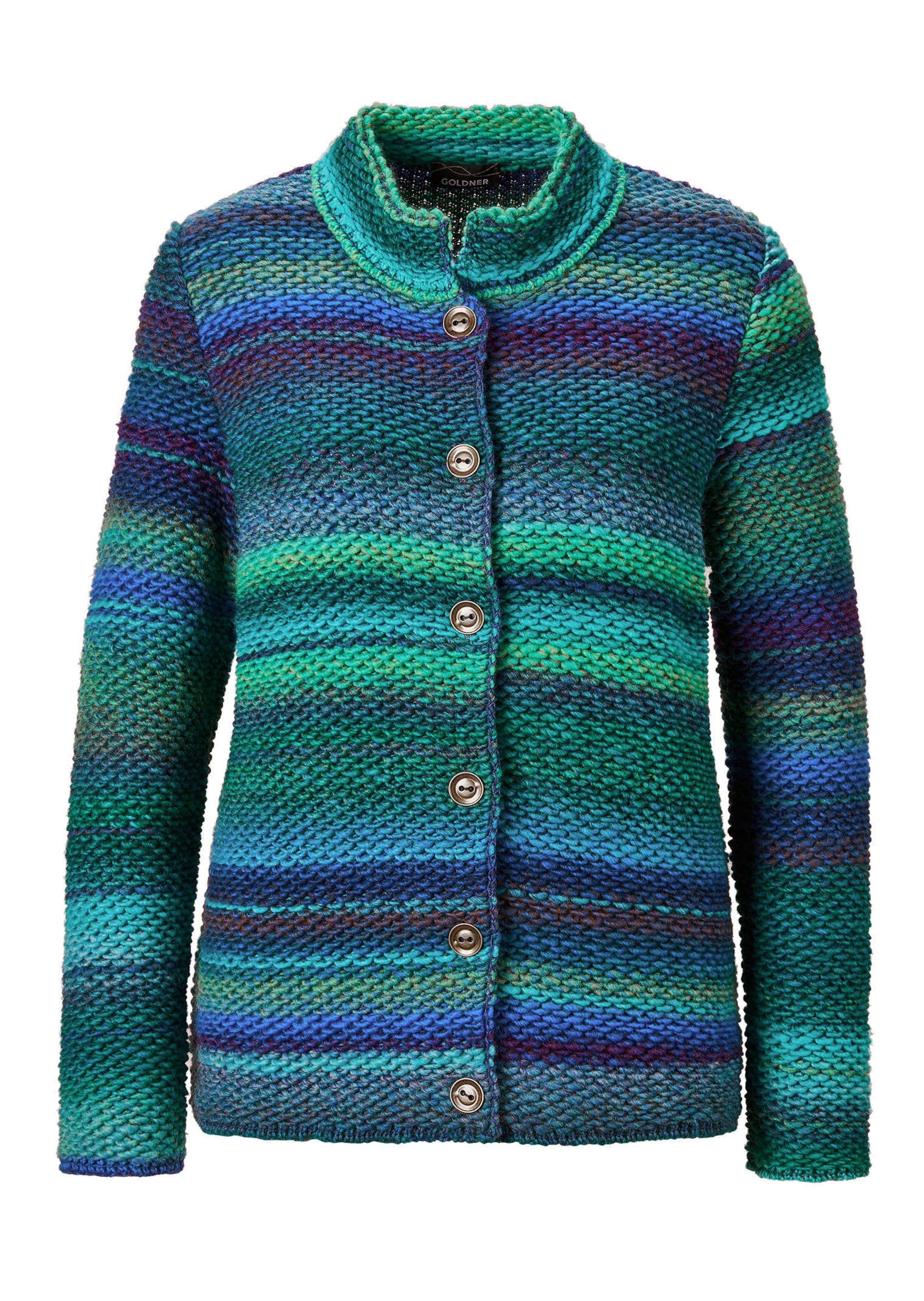 Cardigan en milleraies multicolores