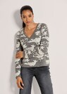 Pullover mit floralem Jacquard-Muster thumbnail 1