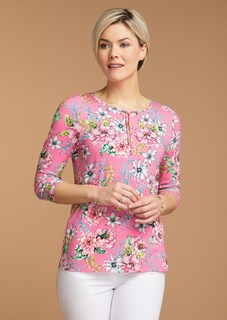 Digitaal gedessineerd shirt met een chic detail van metaal thumbnail 1
