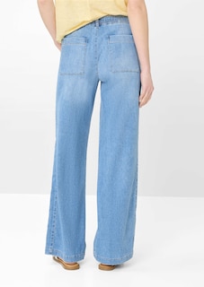 Pantalon ample en denim léger thumbnail 3