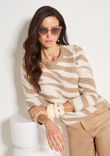 Pullover mit modischem Zebra-Muster thumbnail 7