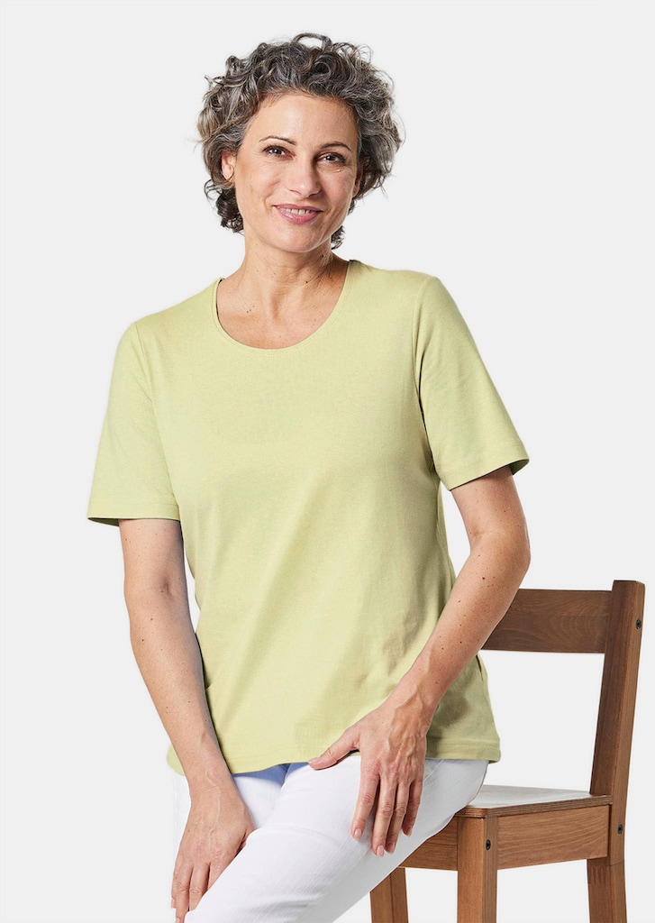 Basic T-Shirt aus reiner Baumwolle