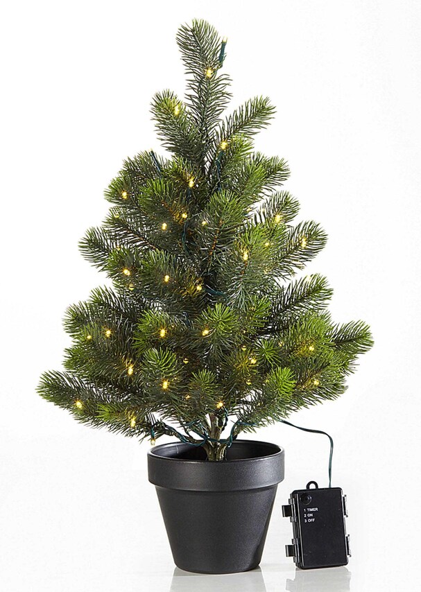 Kerstboompje met LED-verlichting