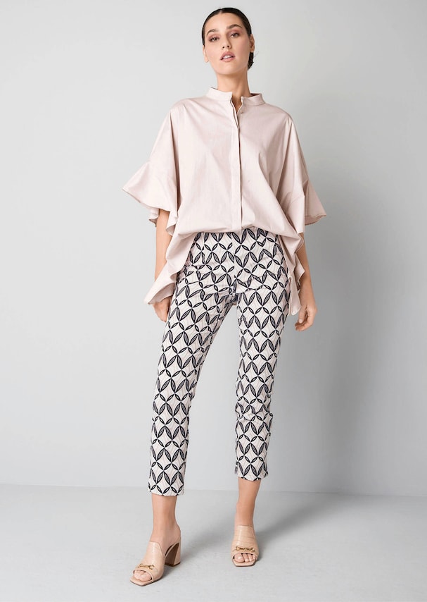 Oversizedbluse mit großem Volantärmel 3