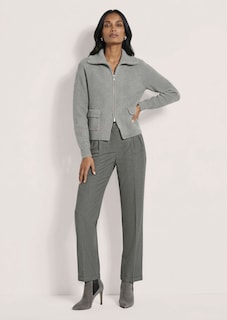 Tricot jasje in blousonstijl met 2-wegritssluiting thumbnail 2