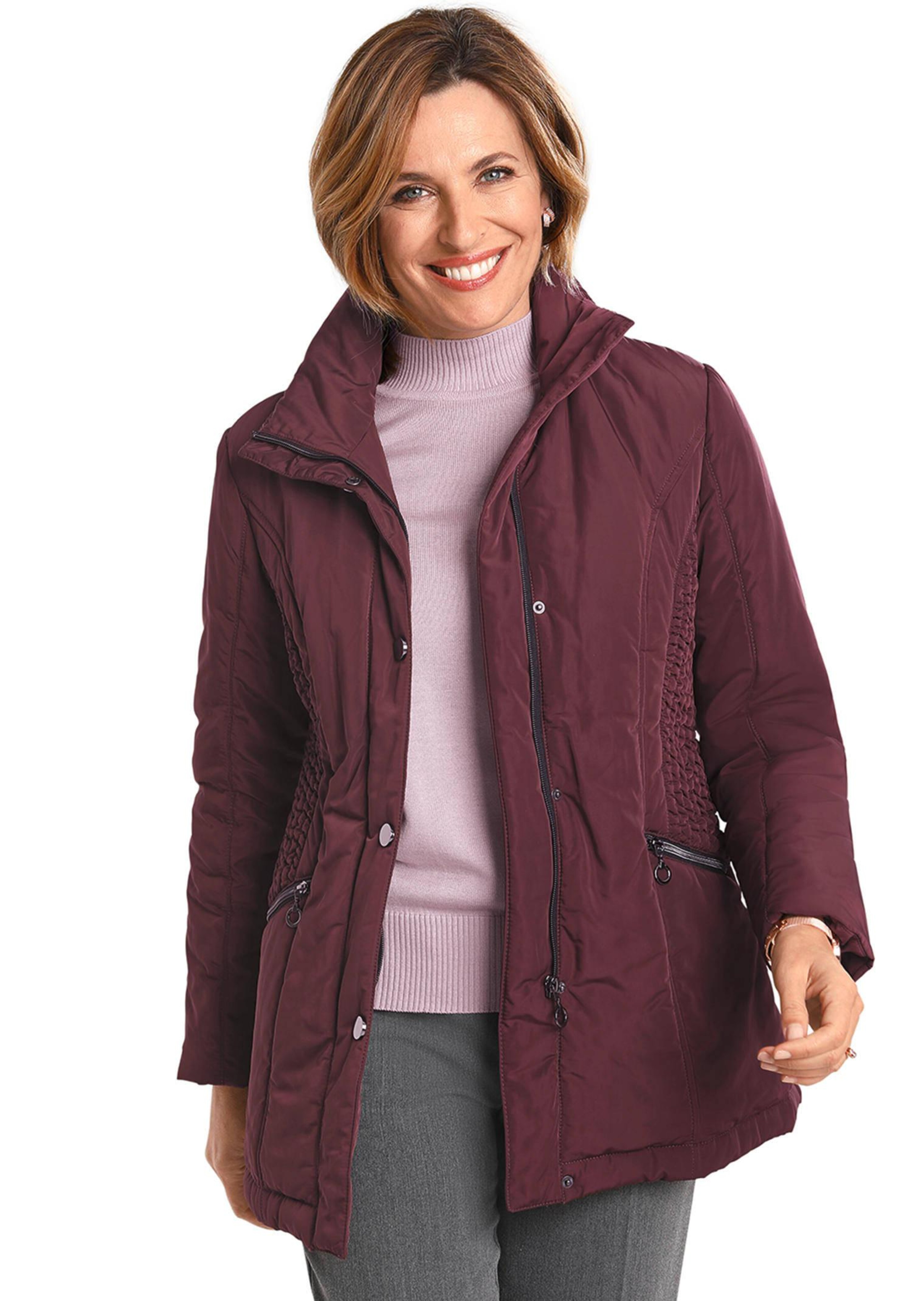 Warme Jacke mit sanften Schimmer