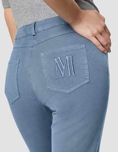 M-Jeans in gerader Form mit Logo-Stickerei thumbnail 5