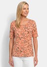 T-shirt en viscose avec un imprimé all-over frais thumbnail 7