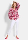 Viskose-Bluse mit Statement-Ärmeln thumbnail 2