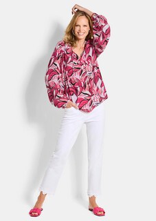 Viskose-Bluse mit Statement-Ärmeln thumbnail 2