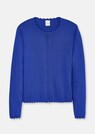 Strickjacke mit Zackensaum thumbnail 1