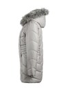 Warme Steppjacke mit Kapuze und Fellimitat thumbnail 4