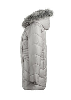 Warme Steppjacke mit Kapuze und Fellimitat thumbnail 4