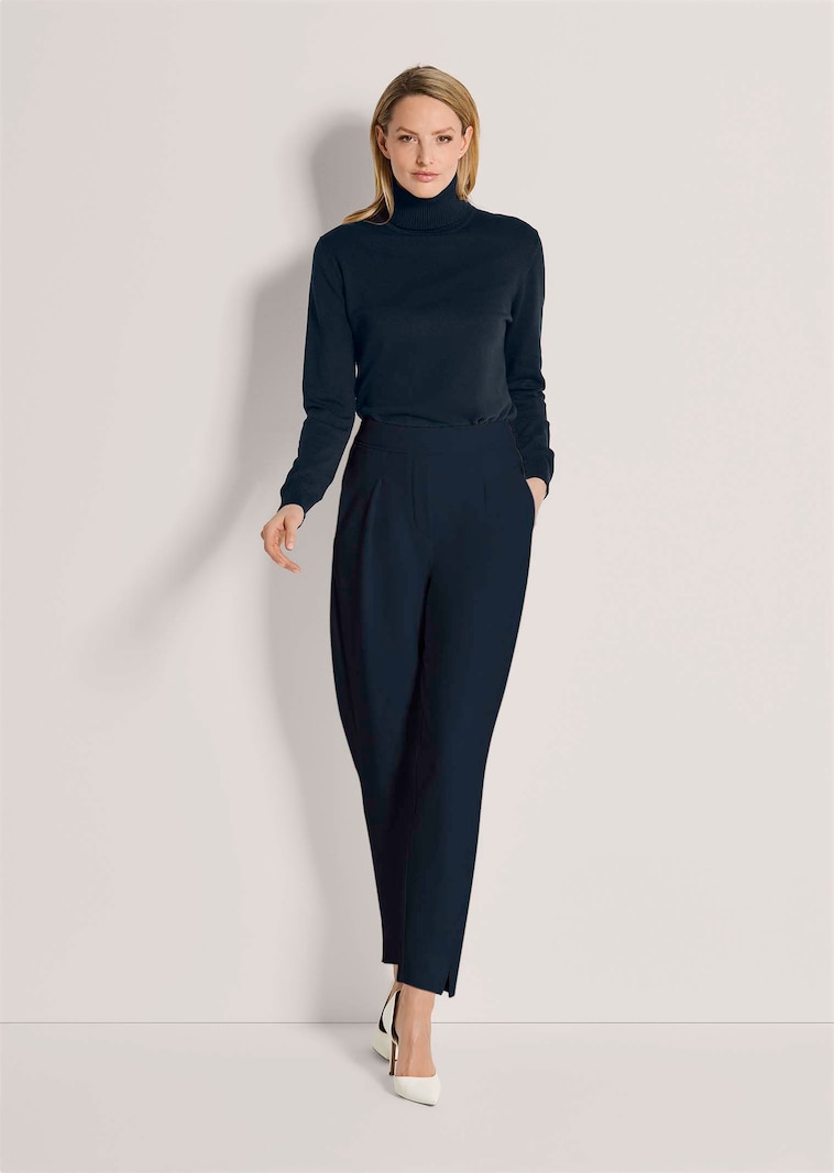 Barrel-Leg-Hose aus softem Jersey