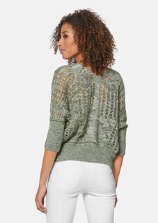 Ajour Strick Pullover mit Alpaka-Anteil thumbnail 3