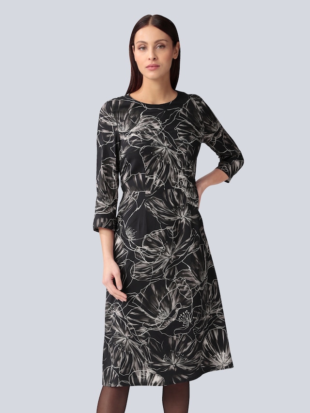 Kleid mit floralem Druck 5