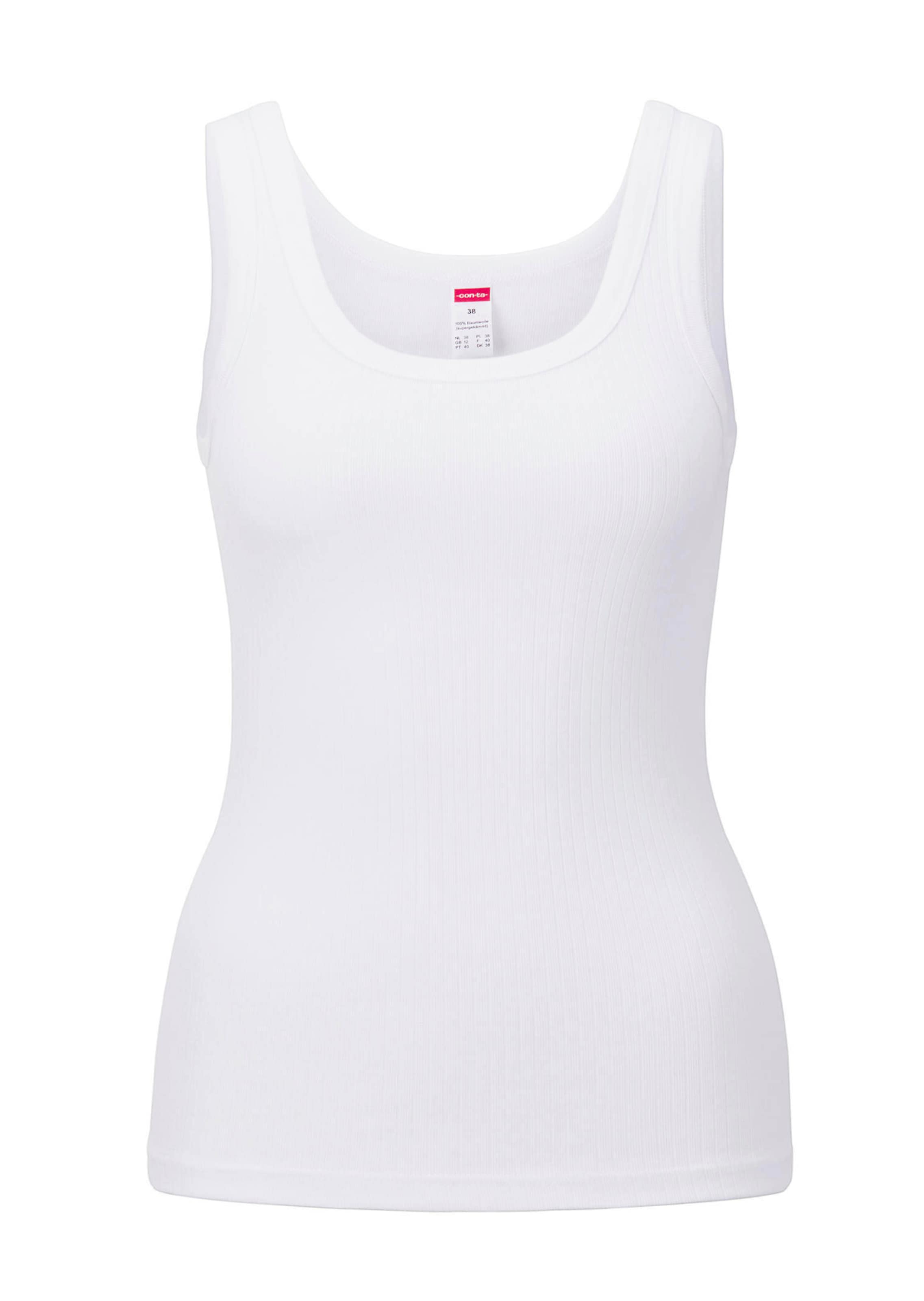 Geripptes Achselhemd