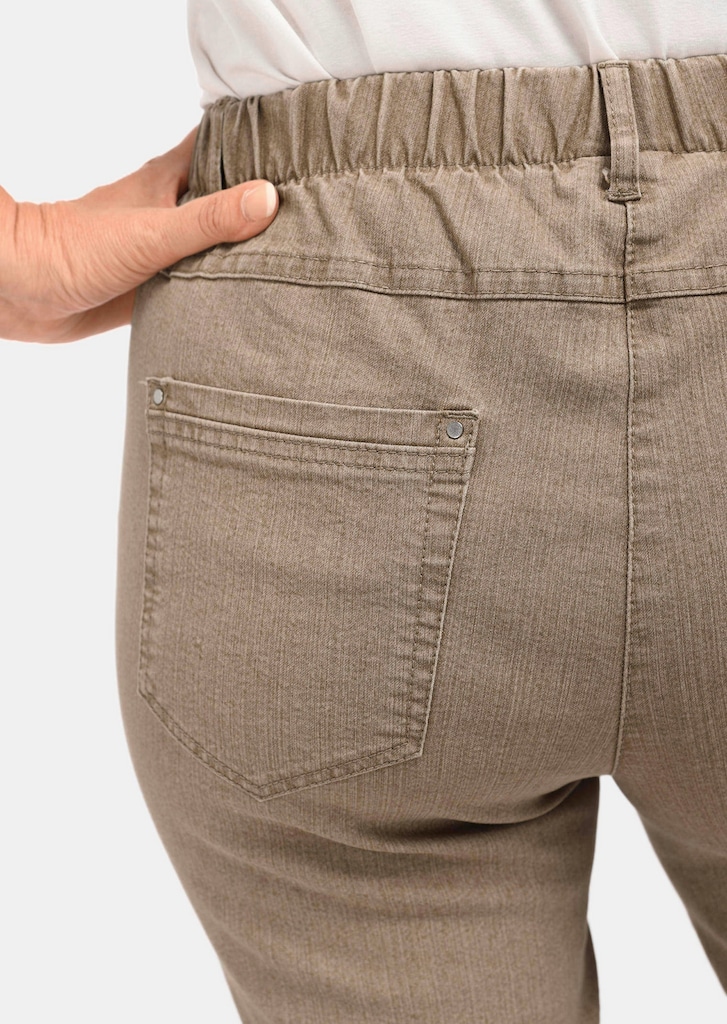 Klassieke jeans LOUISA met elastische tailleband 4