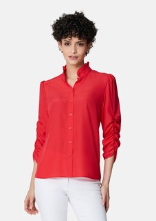 Bluse mit Stehkragen und variablen Ärmeln thumbnail 1