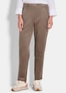 Pantalon LOUISA aspect velours de cuir thumbnail 1