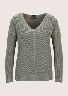 Pull manches longues col V thumbnail 6
