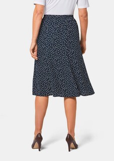 Leichter Midi-Rock mit Rundumgummizug thumbnail 2