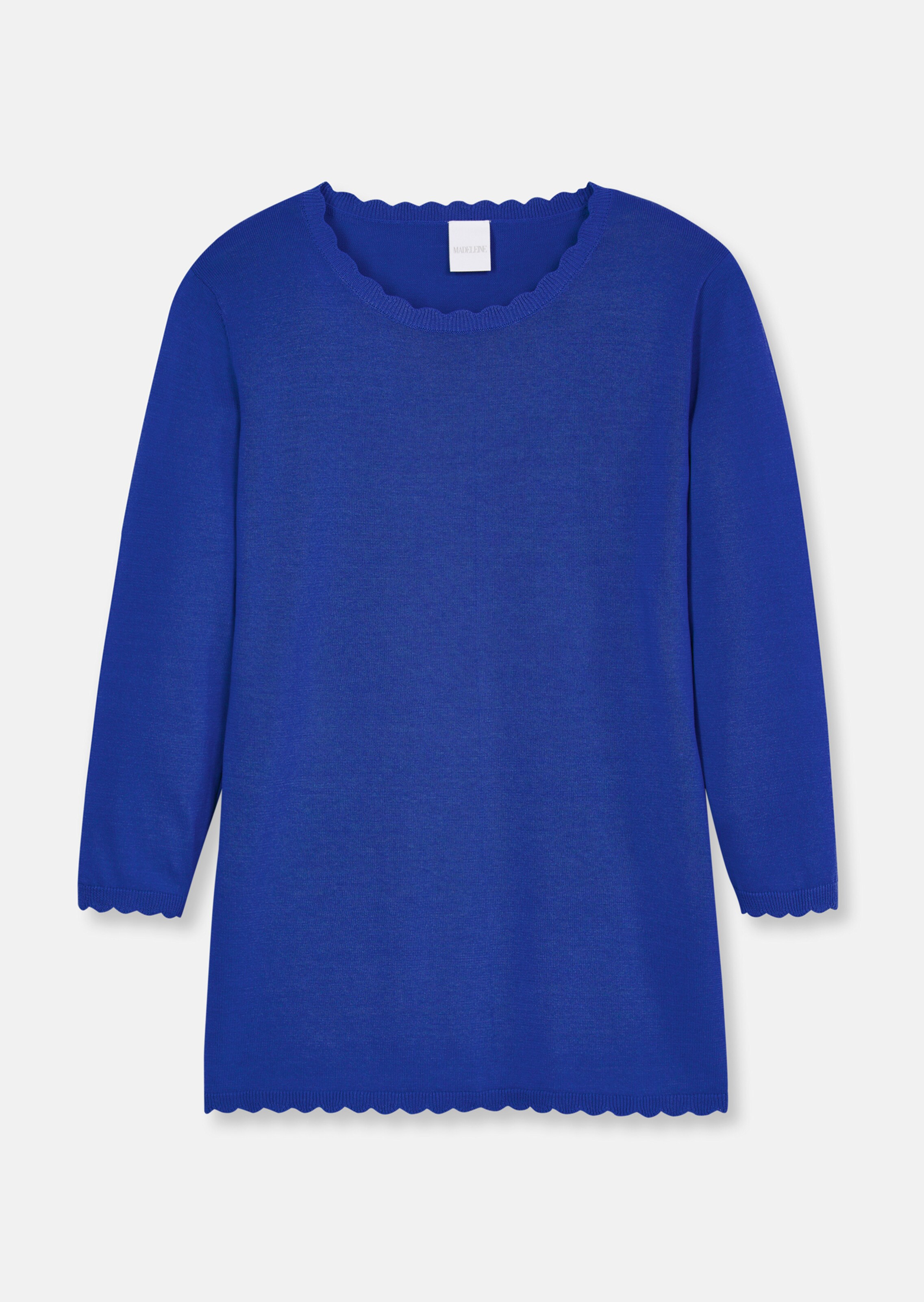 Pullover mit Zickzack-Kanten