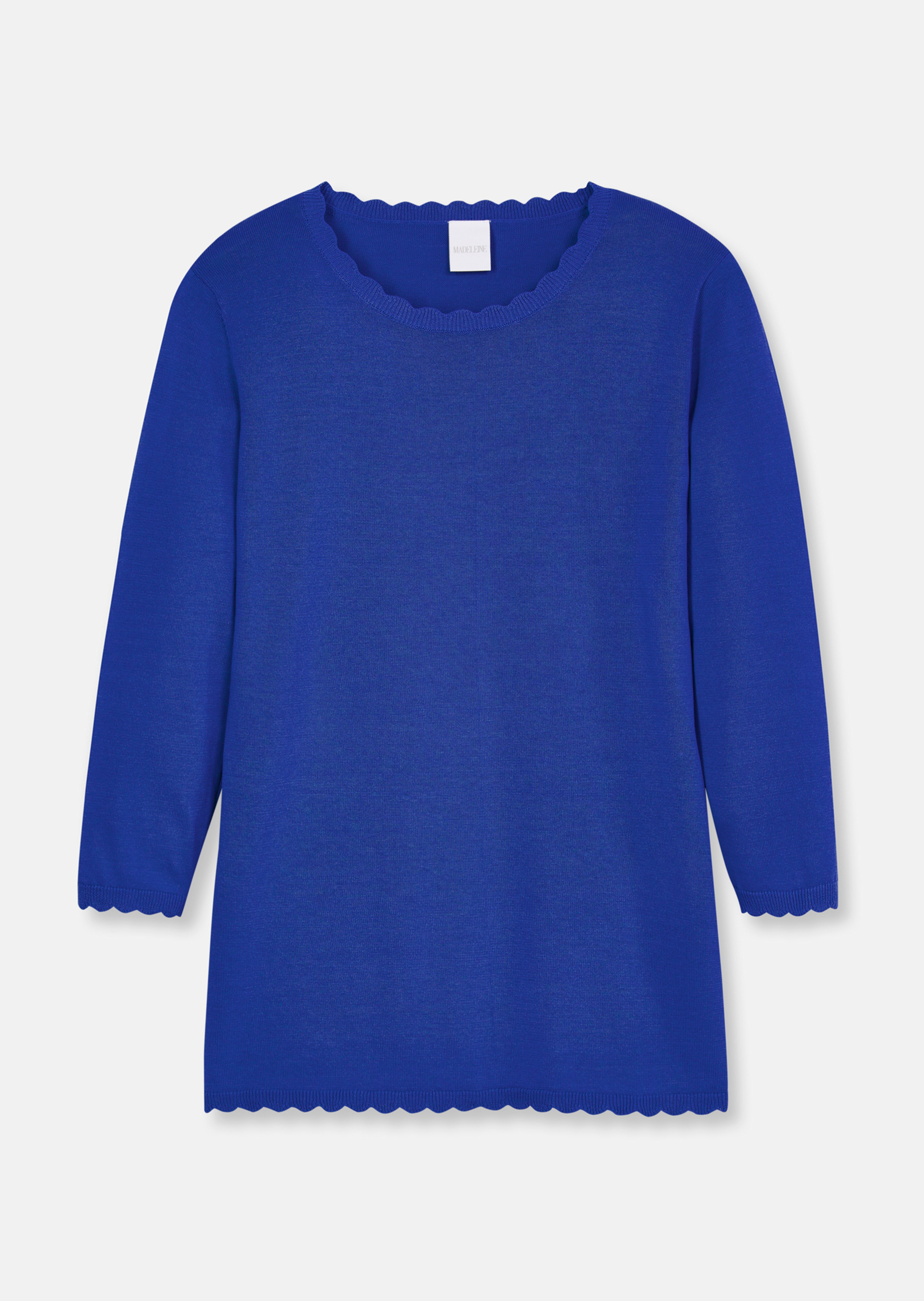Pullover mit Zickzack-Kanten