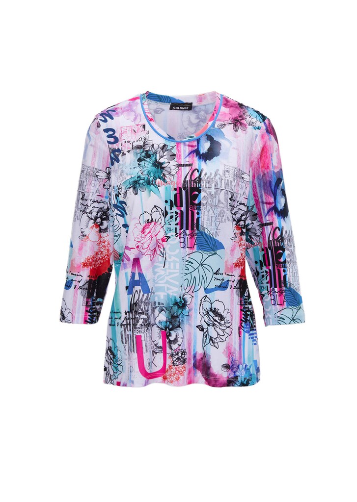 Druckshirt in kraftvollen Farben