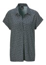 Kurzarm-Bluse mit Minimal-Druck thumbnail 1