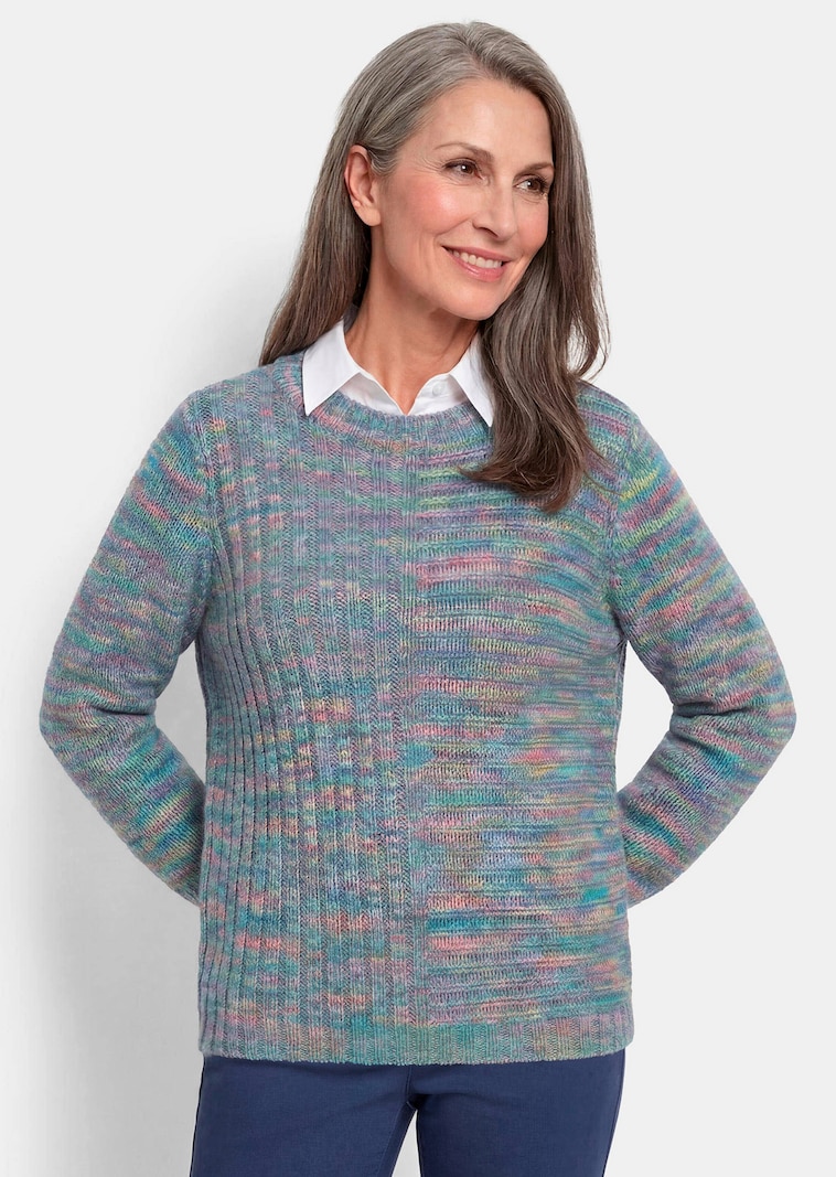 Onderhoudsarme tricot pullover