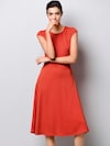 Jerseykleid mit schwingendem Rockteil thumbnail 3